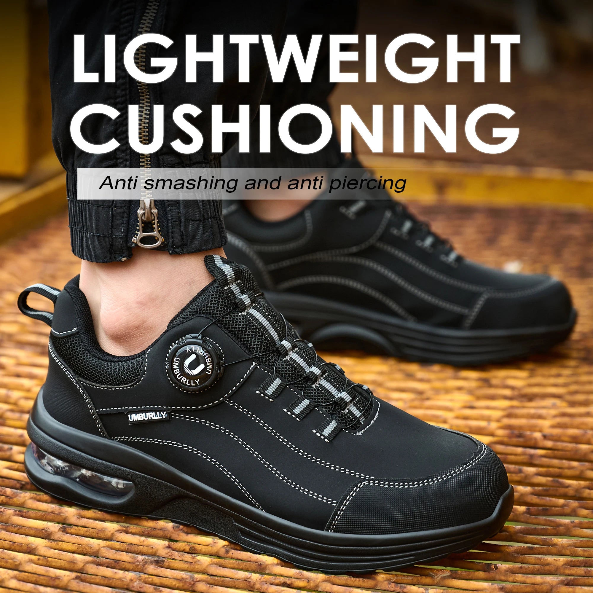 Men’s Air Cushion Safety Work Shoes - Jeglowstore