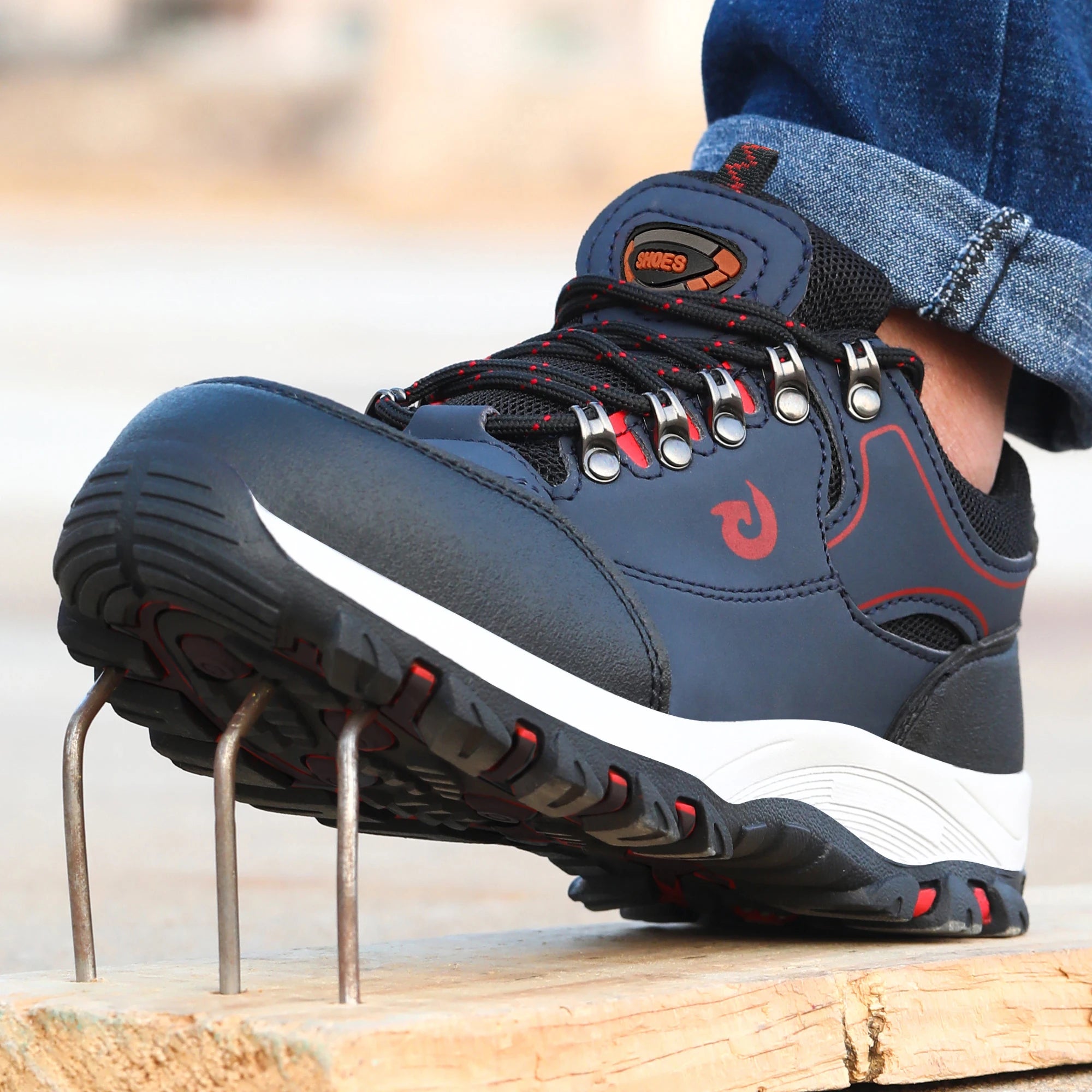 Men’s Steel Toe Safety Work Shoes - Jeglowstore