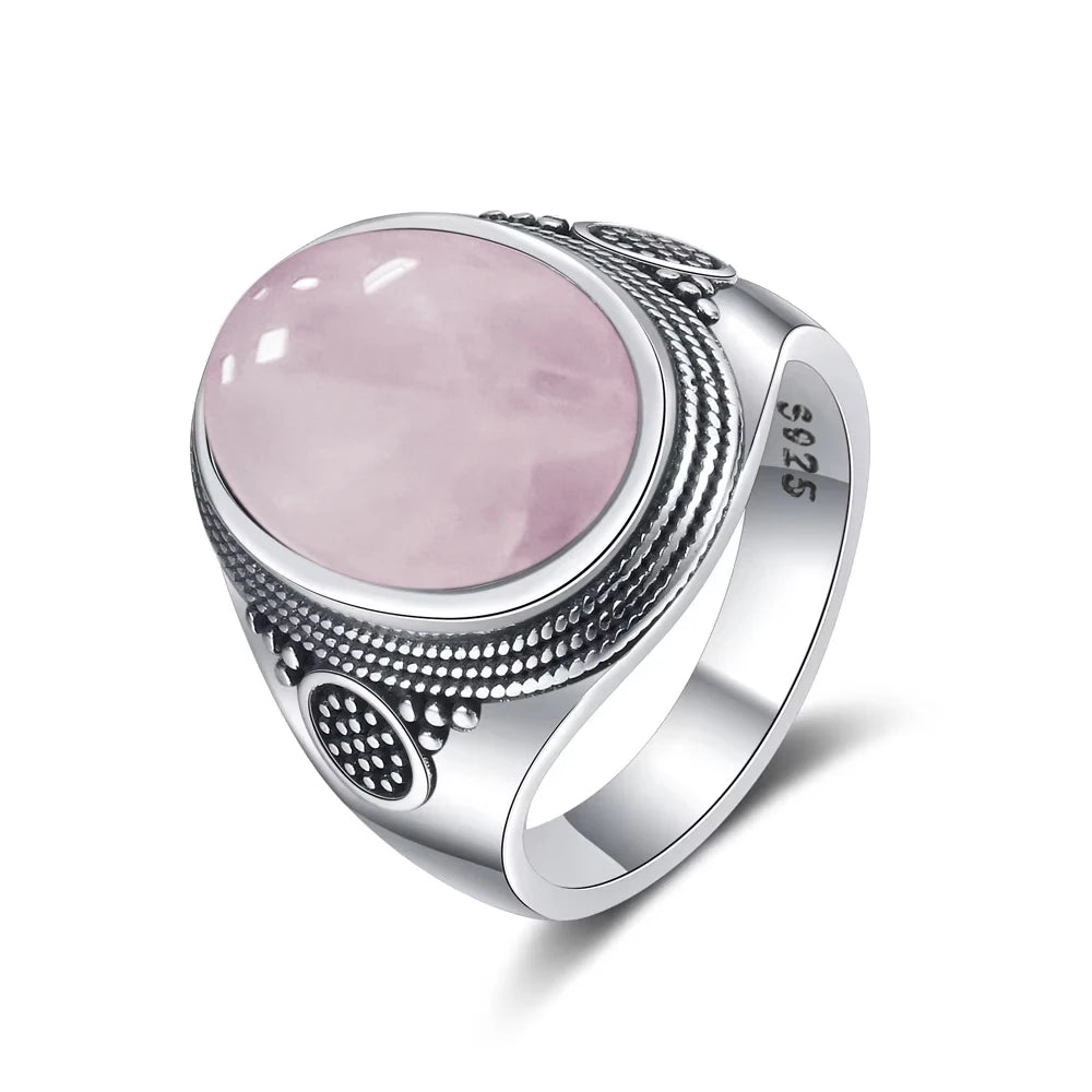 Vintage Black Onyx Sterling Silver Ring - Jeglowstore