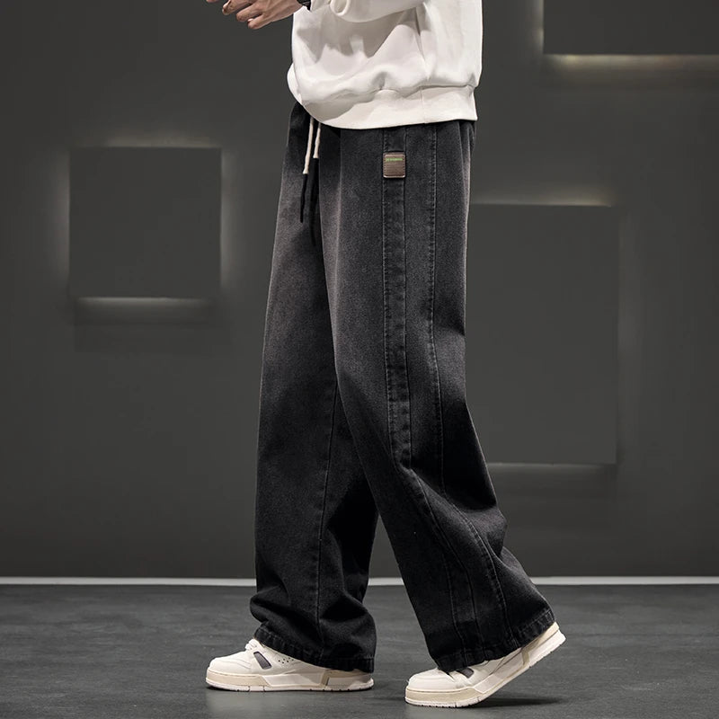 Men’s Plus Size Wide Jeans - Jeglowstore