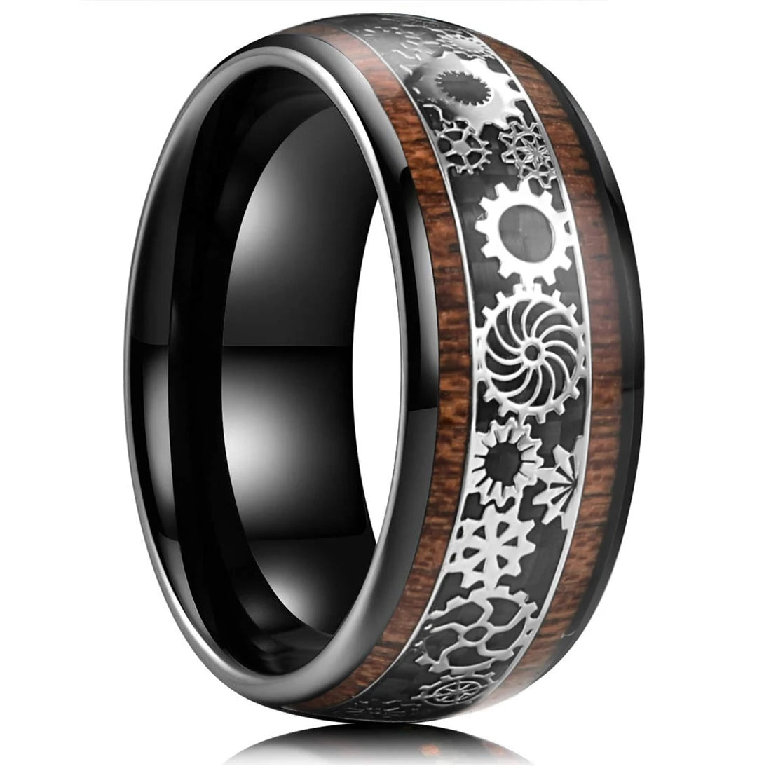 Purple Titanium Steel Promise Ring - Jeglowstore