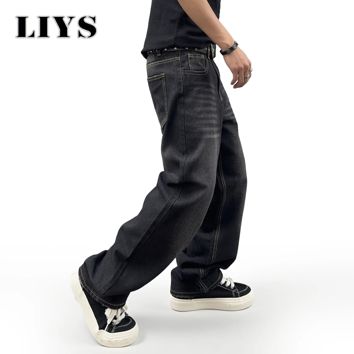 Men’s Classic Loose Denim Jeans - Jeglowstore