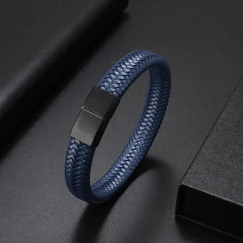 Men’s Handmade Leather Infinity Bracelet - Jeglowstore