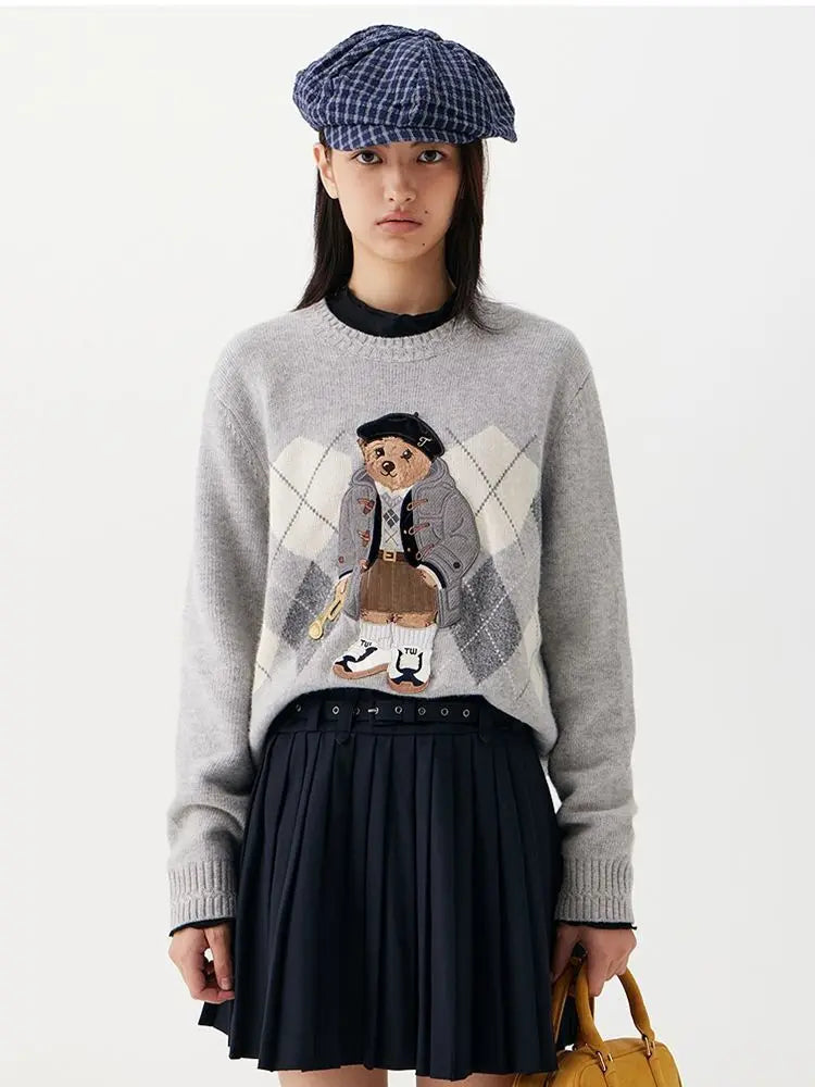 Women’s Luxury Bear Knit Sweater - Jeglowstore