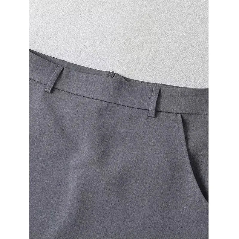 High Waist A-Line Mini Skirt Back Zipper - Jeglowstore