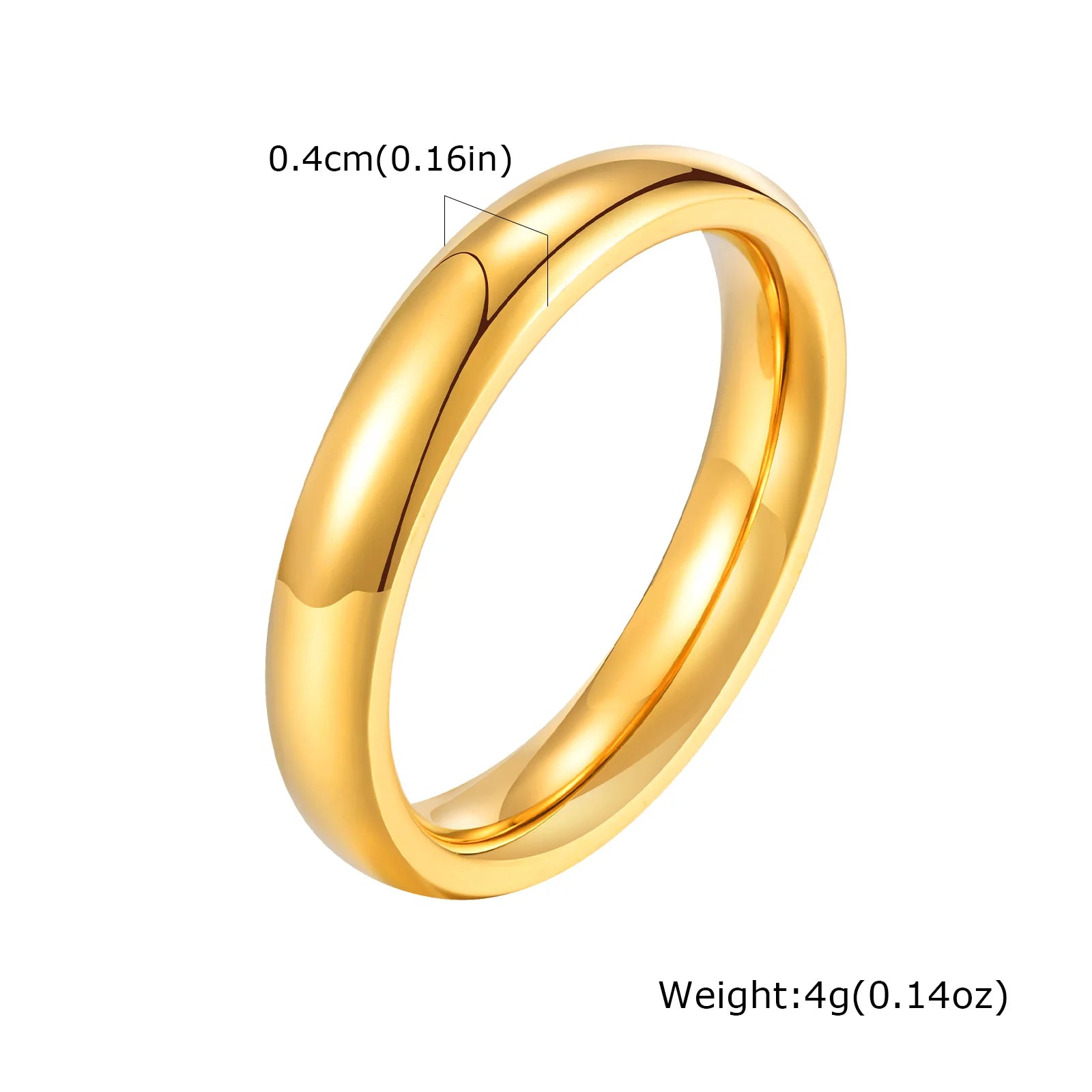 Gold Stainless Steel Ring - Jeglowstore