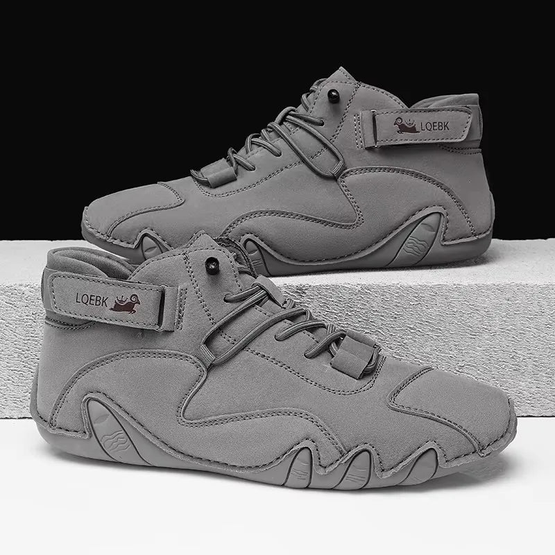 Men’s Outdoor Casual Retro Flat Boots - Jeglowstore