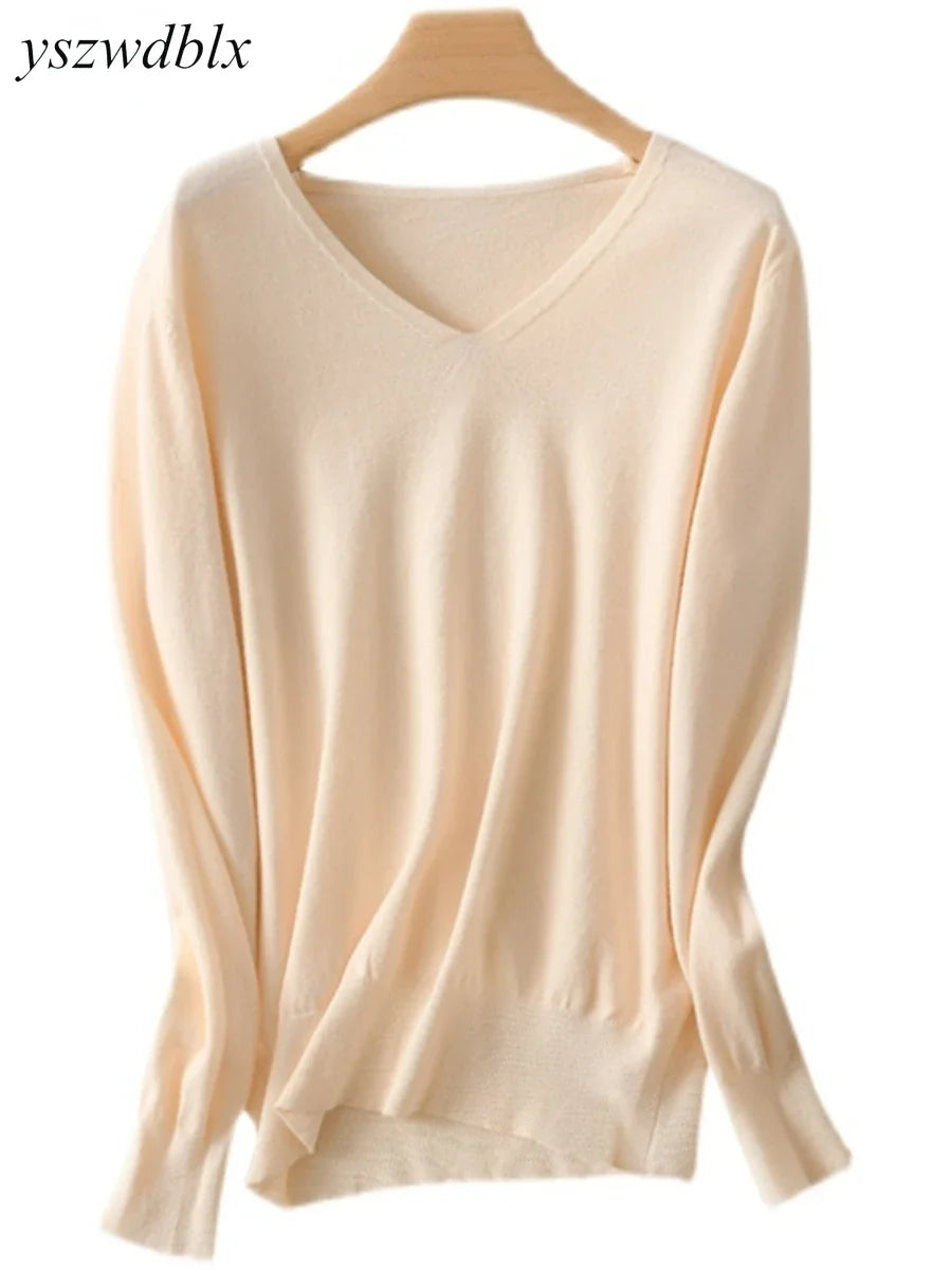 Women’s Cashmere-Style Knit T shirt - Jeglowstore