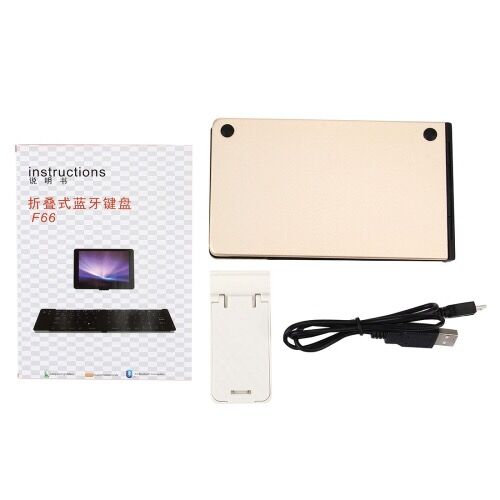 2022 Recargeable Keyboard Portable Universal Wireless Bluetooth-compatible Foldable Folding iPhone iPad Android mini Keyboard