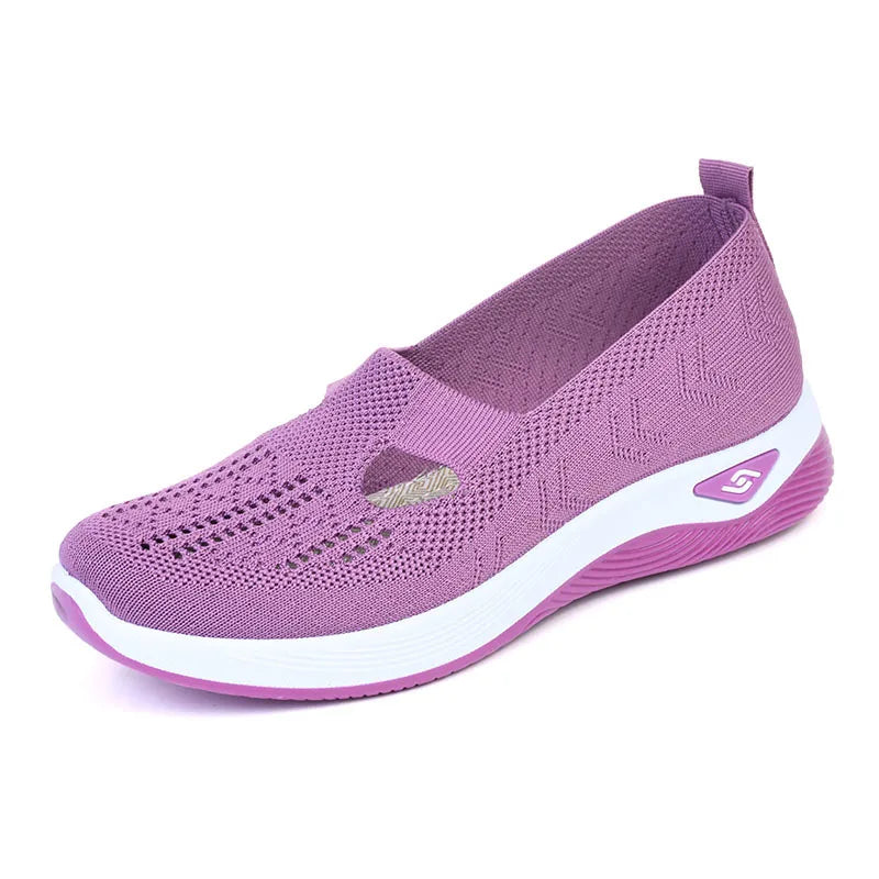 Women’s Mesh Slip-On Platform Casual Sneakers - Jeglowstore
