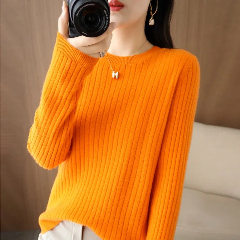 Women’s Autumn Winter Knit T shirt - Jeglowstore