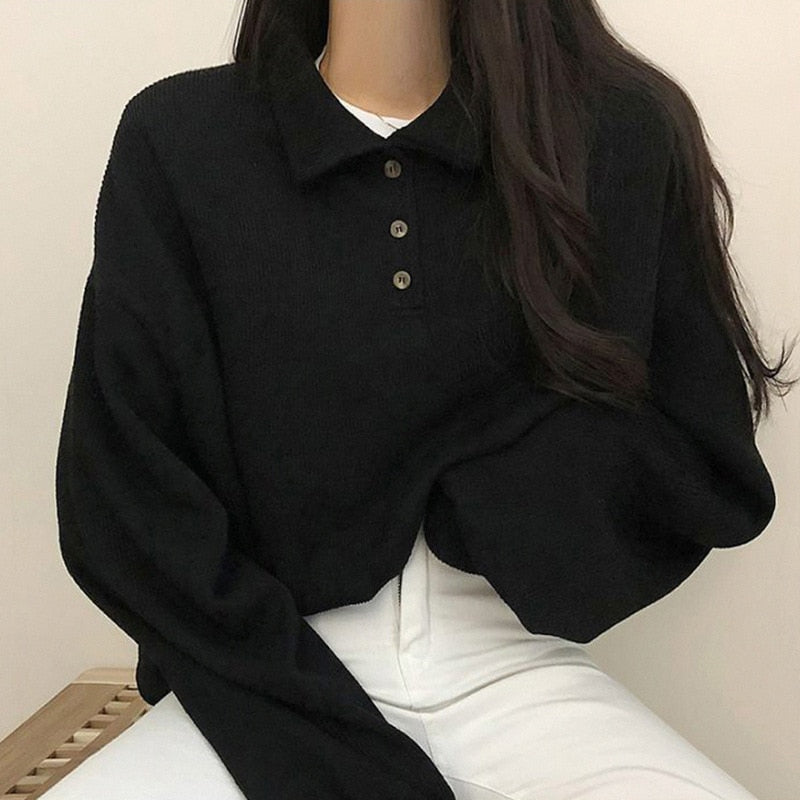 Yasuk Casual Polo T-Shirt Female Pullover