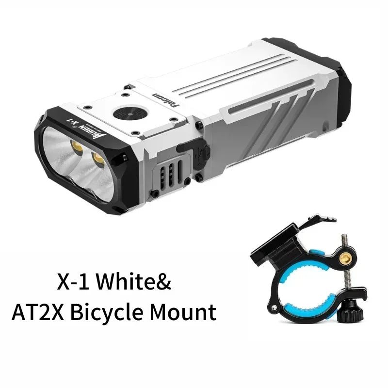 WUBEN X1 12000Lumens Type-C Rechargeable Flashlight Powerful Easy Carry Light Bicycle Flashlight