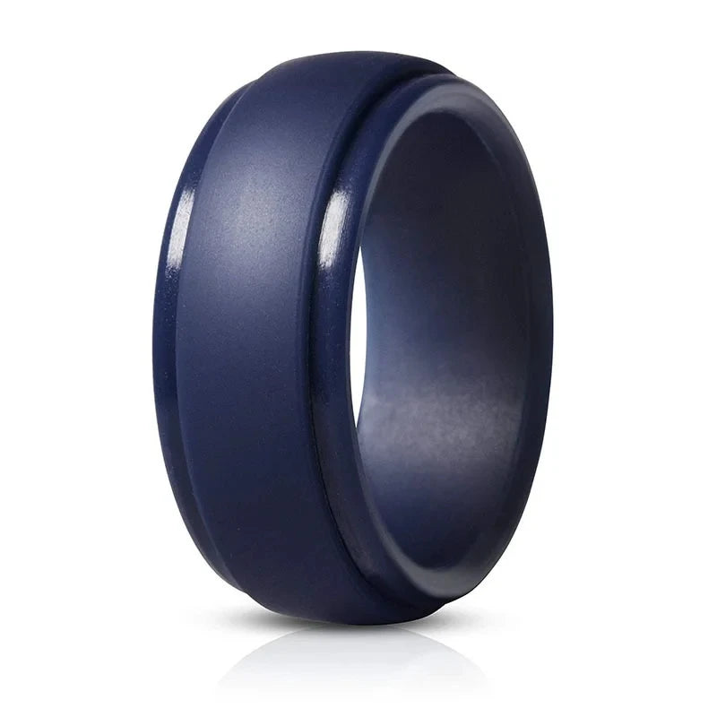 Men’s 8mm Silicone Wedding Ring Set (8pcs) - Jeglowstore