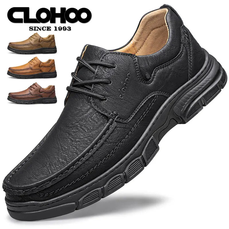 Men’s Classic Sewn Casual Shoes - Jeglowstore