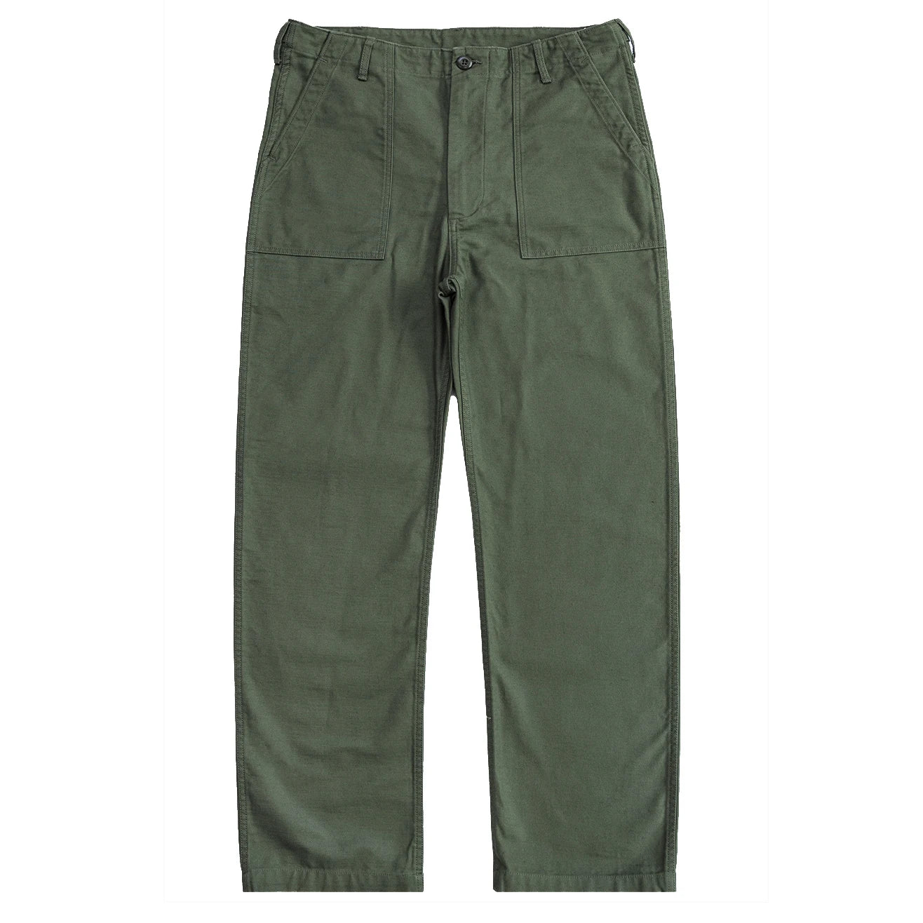 Vintage Olive Green Baker Trousers - Jeglowstore
