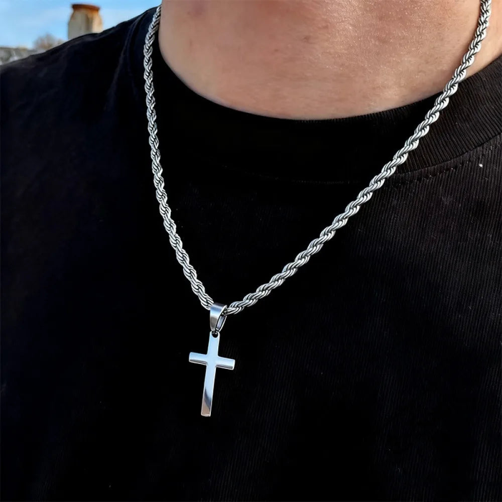 Luxury Unique Cross Pendant Necklace - Jeglowstore