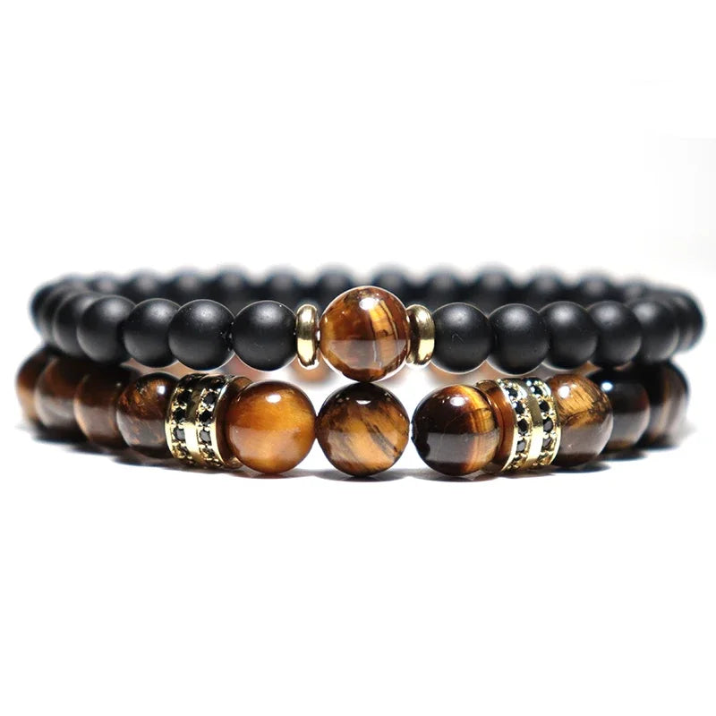 Luxury Tiger Eye Bracelet Set - Jeglowstore