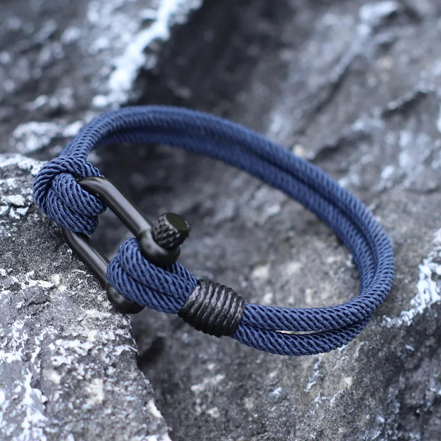 Men’s Braided Cord Outdoor Bracelet - Jeglowstore