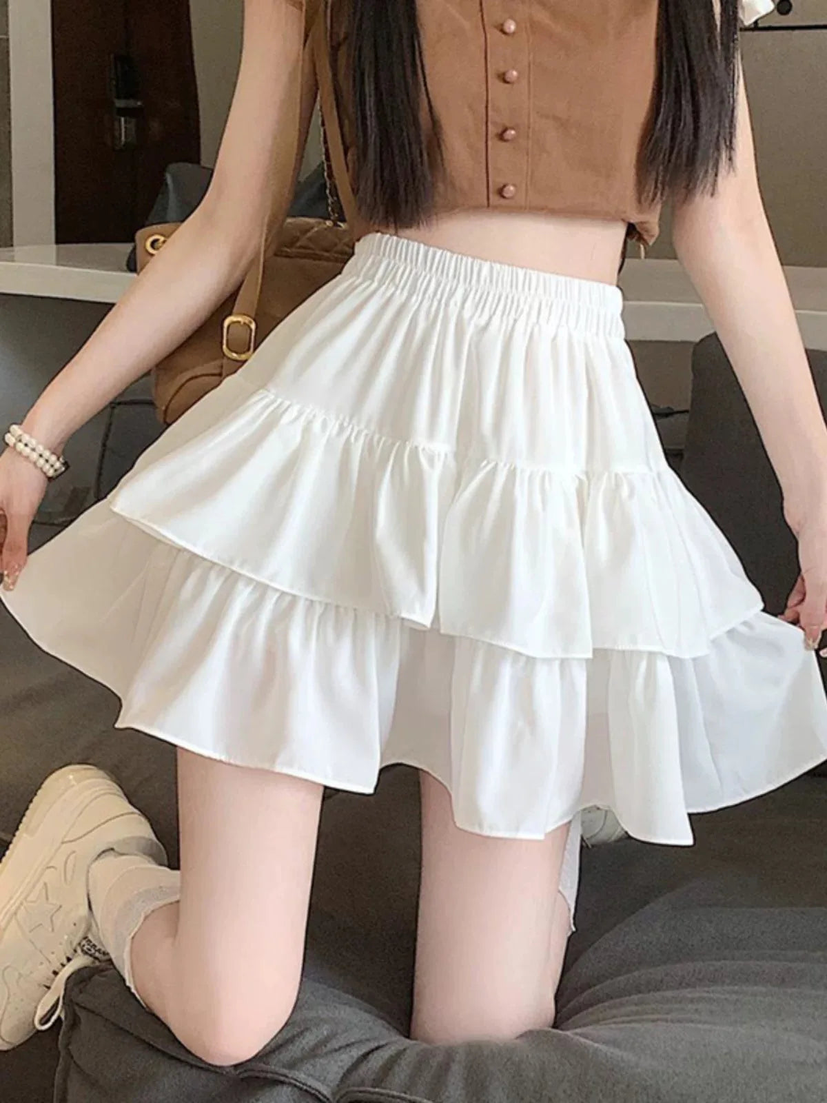 Kawaii Ruffle Mini Skirt - Jeglowstore