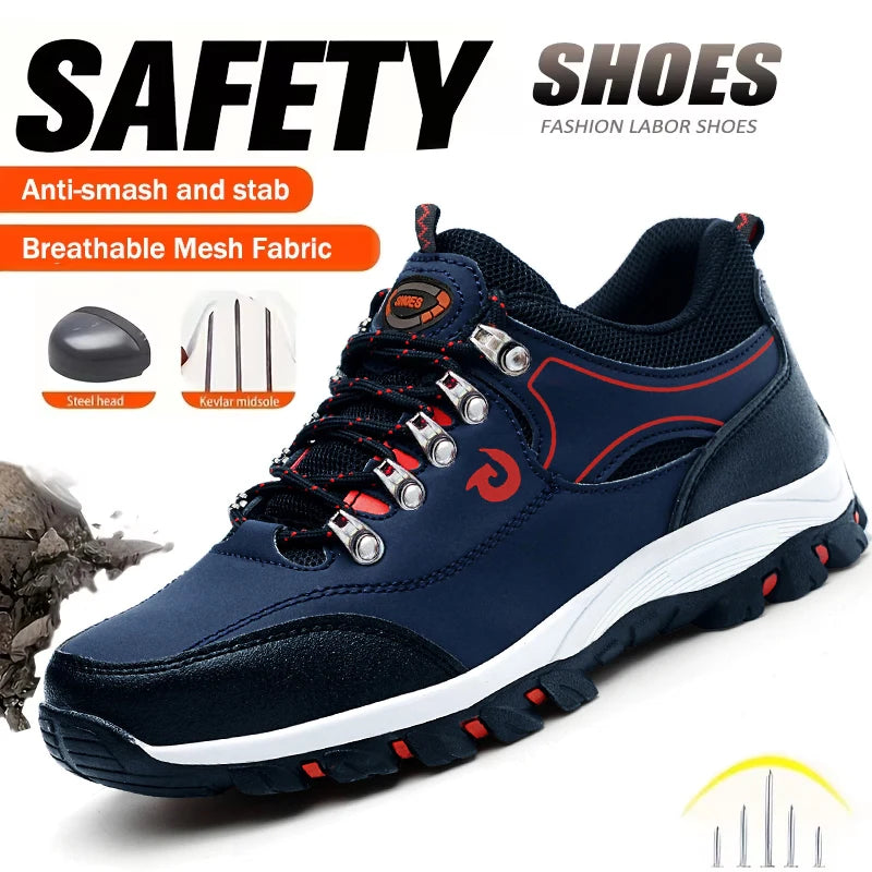 Men’s Anti-Smash Security Work Shoes - Jeglowstore