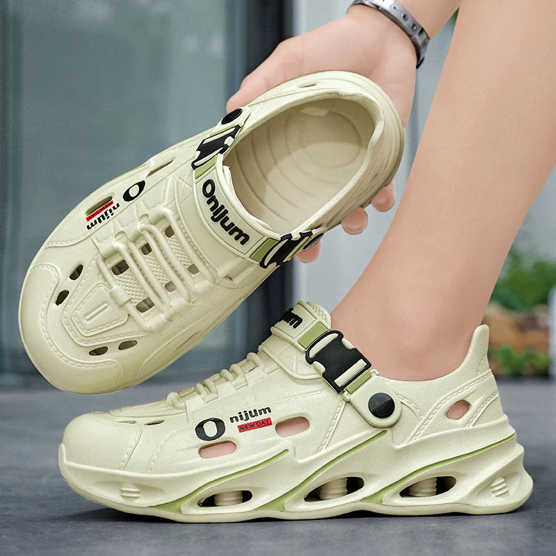 Men’s Breathable Beach Slide Sandals - Jeglowstore