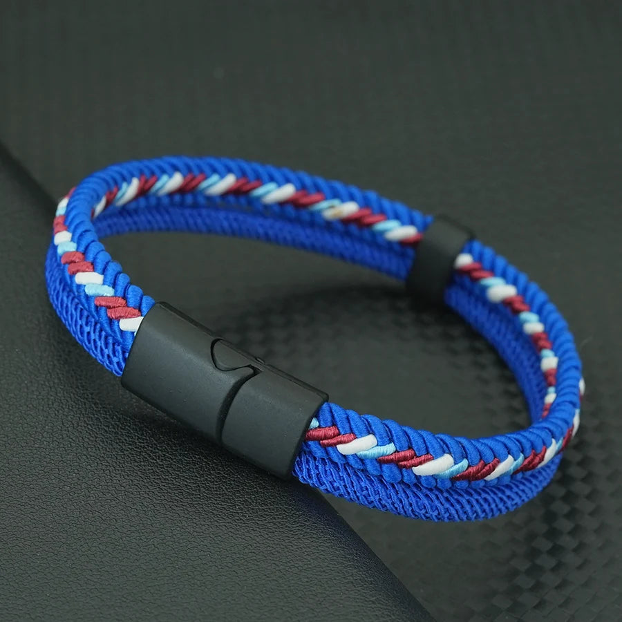 Men’s Charm Rope Wrap Bracelet - Jeglowstore