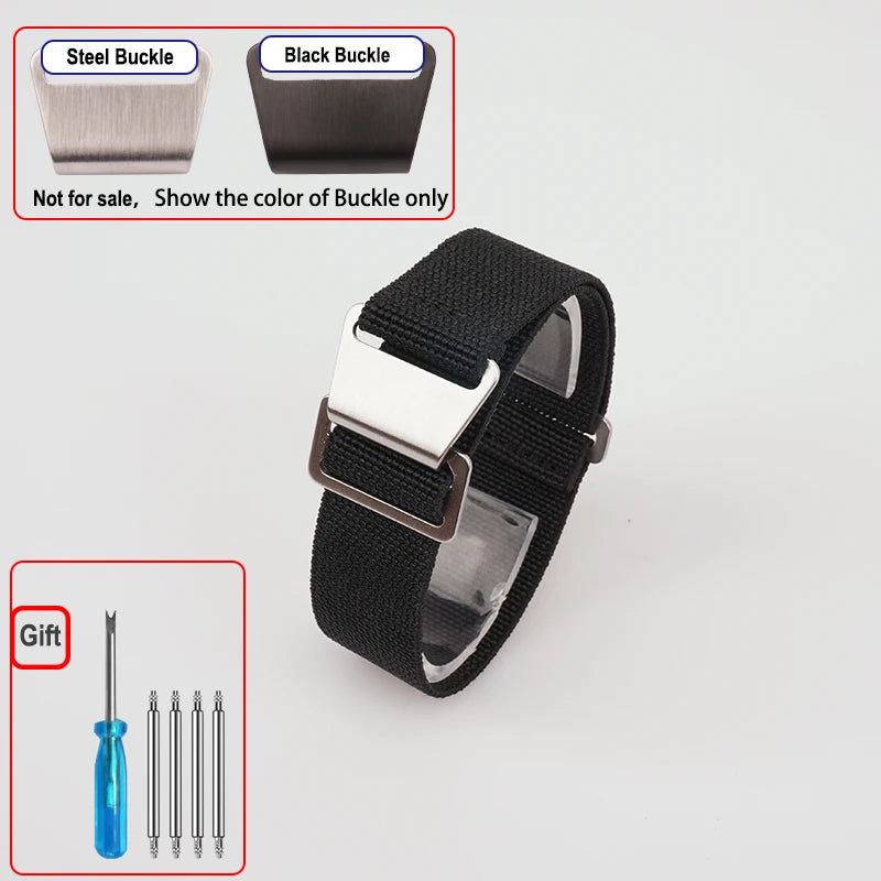 French Parachute Nylon Watch Strap - Jeglowstore