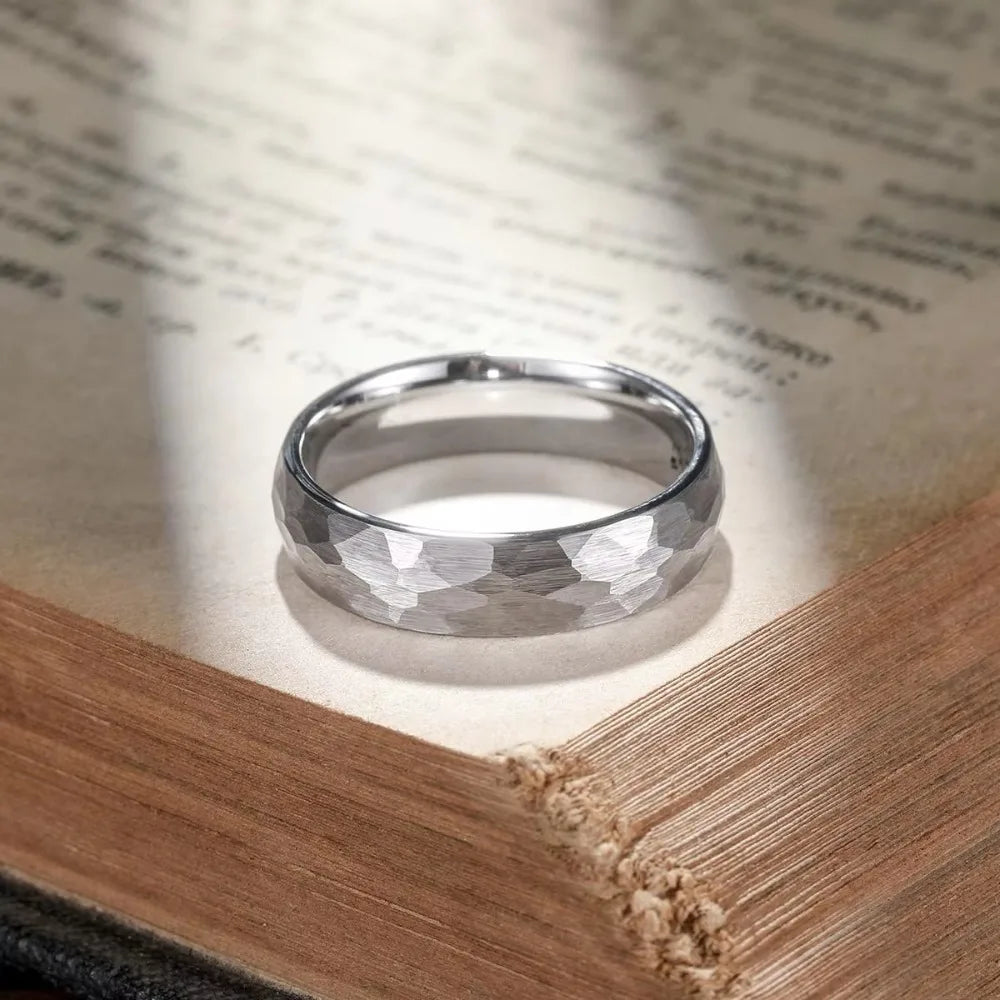 Brushed Stainless Steel Couple Ring - Jeglowstore