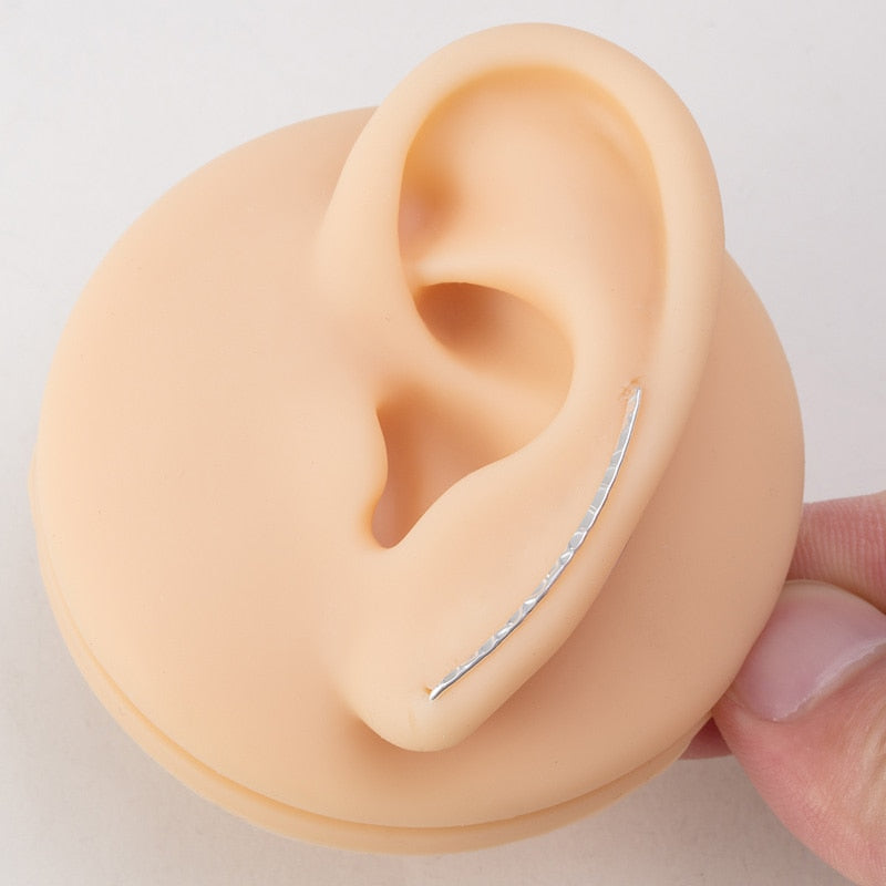 2pcs U Hairpin Shaped Clip Earrings Stainless Steel Ear Cuff Piercing Gold Silver Color Charm For Women Earring Tragus Jewelry