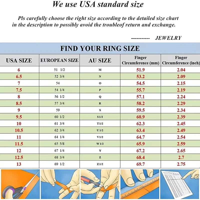 Turquoise Stainless Steel Rings - Jeglowstore