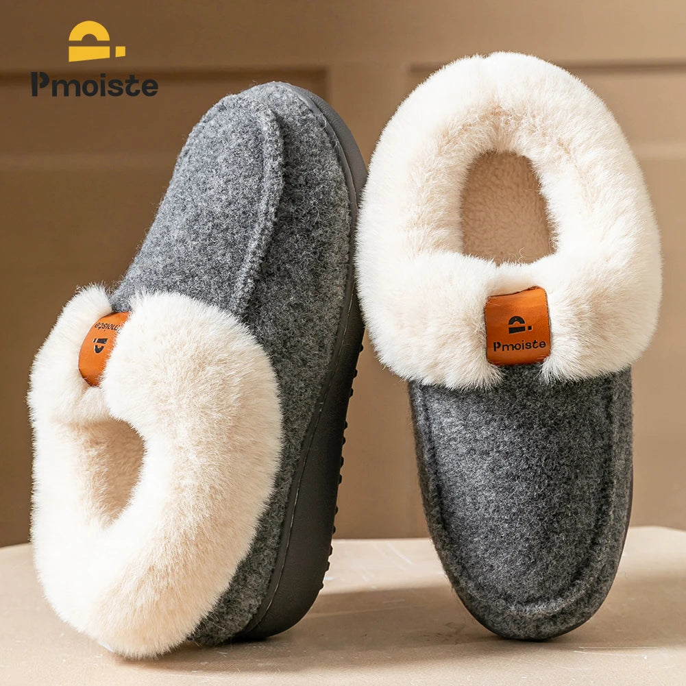 Women Cozy Memory Foam Wedge Bedroom Slippers - Jeglowstore