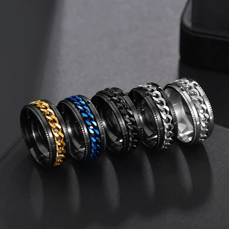 Western Fashion Rotatable Chain Ring - Jeglowstore