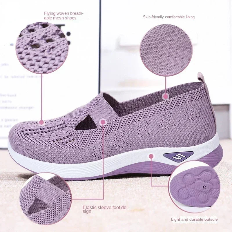Women Mesh Slip-On Sneakers