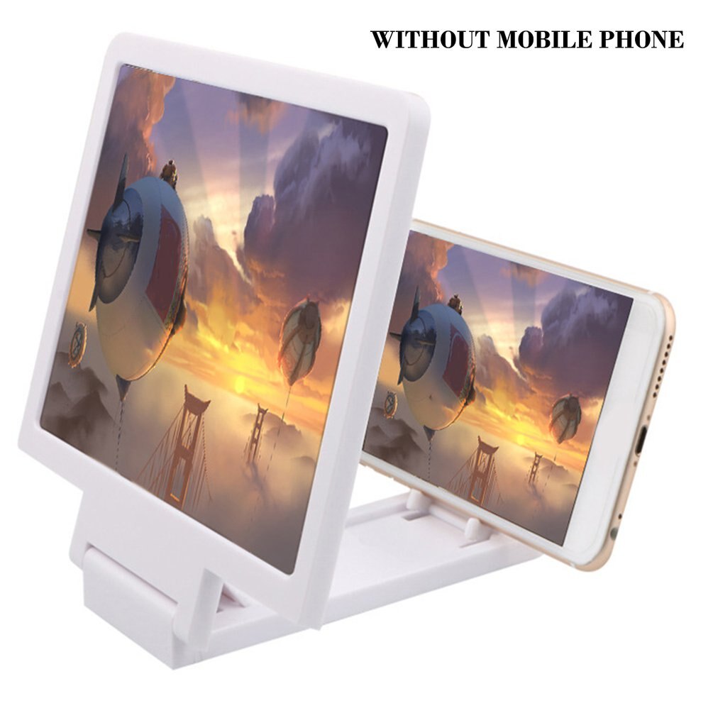 3D Mobile Phone Screen Magnifying Glass HD Video Amplifier Mobile Phone Holder Anti-Radiation Vision Loss Foldable Phone Holder