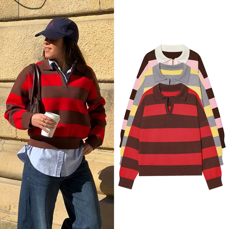 Women’s Autumn Winter Knit Top - Jeglowstore