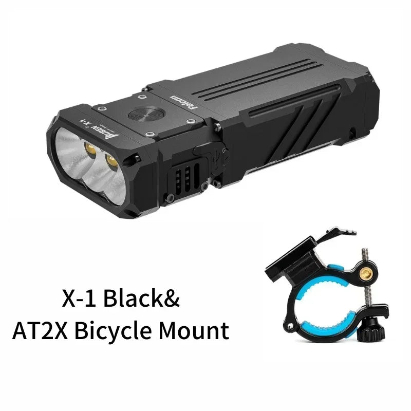WUBEN X1 12000Lumens Type-C Rechargeable Flashlight Powerful Easy Carry Light Bicycle Flashlight