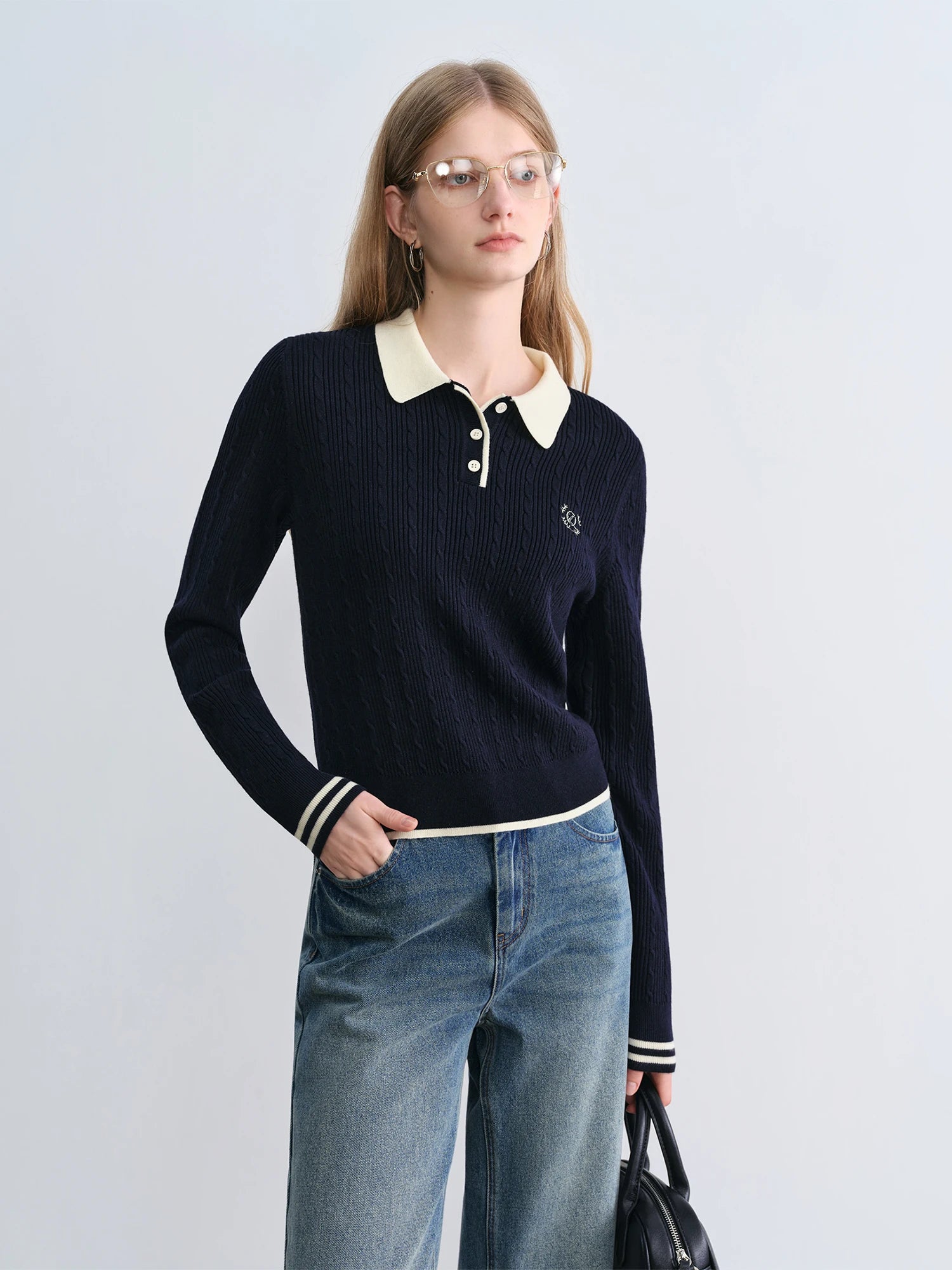 Women’s College Style Polo T shirt