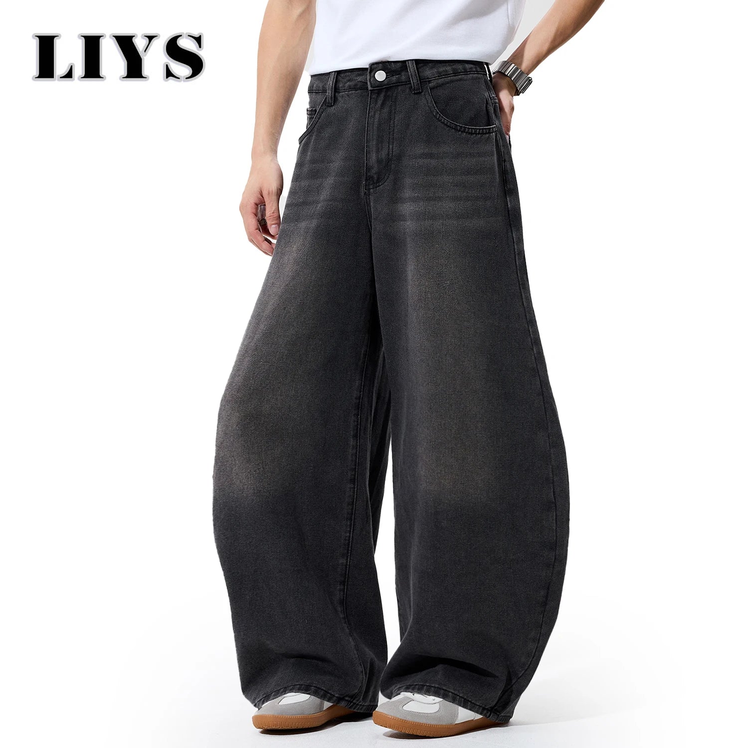 Men’s Street Style Baggy Jeans - Jeglowstore