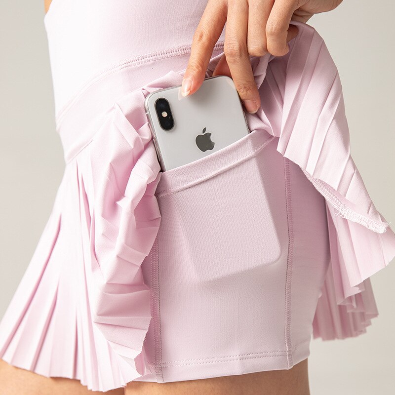 Tennis Skirt Women Pleated Golf Athletic Skorts Mini Summer Sport Skirt Pants Fitness Gym Activewear Workout Running Shorts