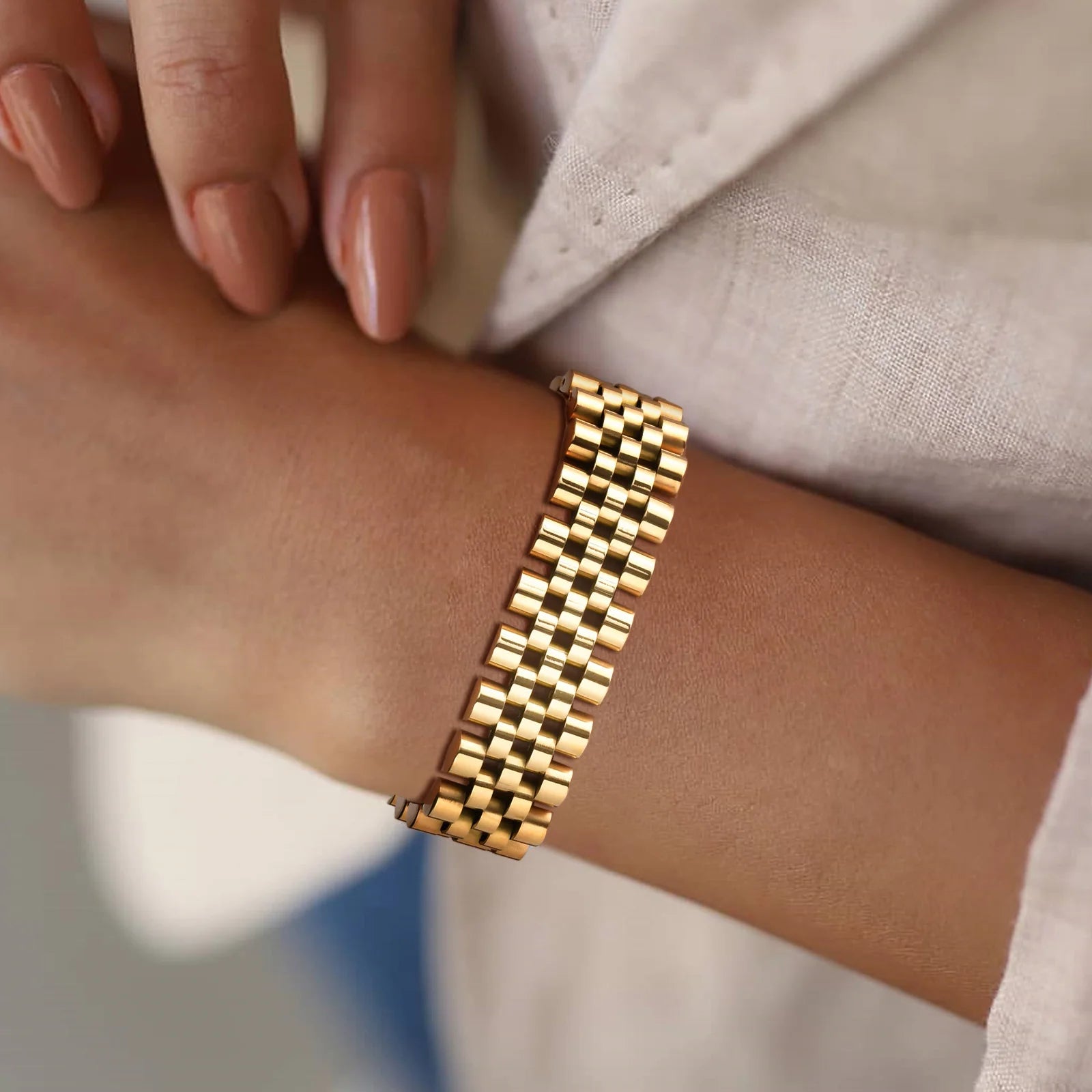 Men’s Business Style Steel Bracelet - Jeglowstore