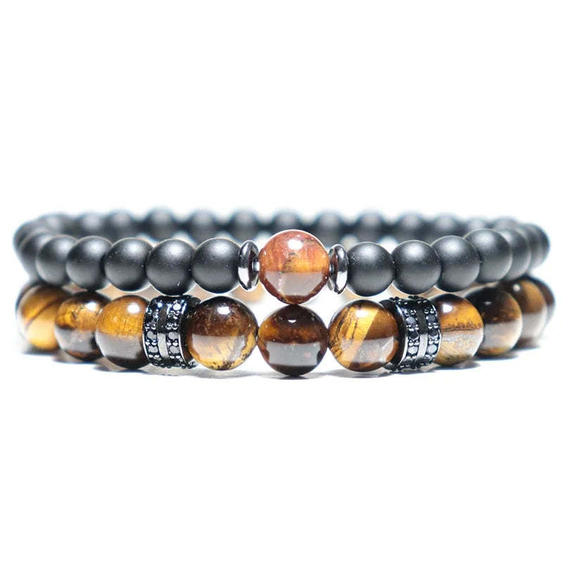 Luxury Tiger Eye Bracelet Set - Jeglowstore