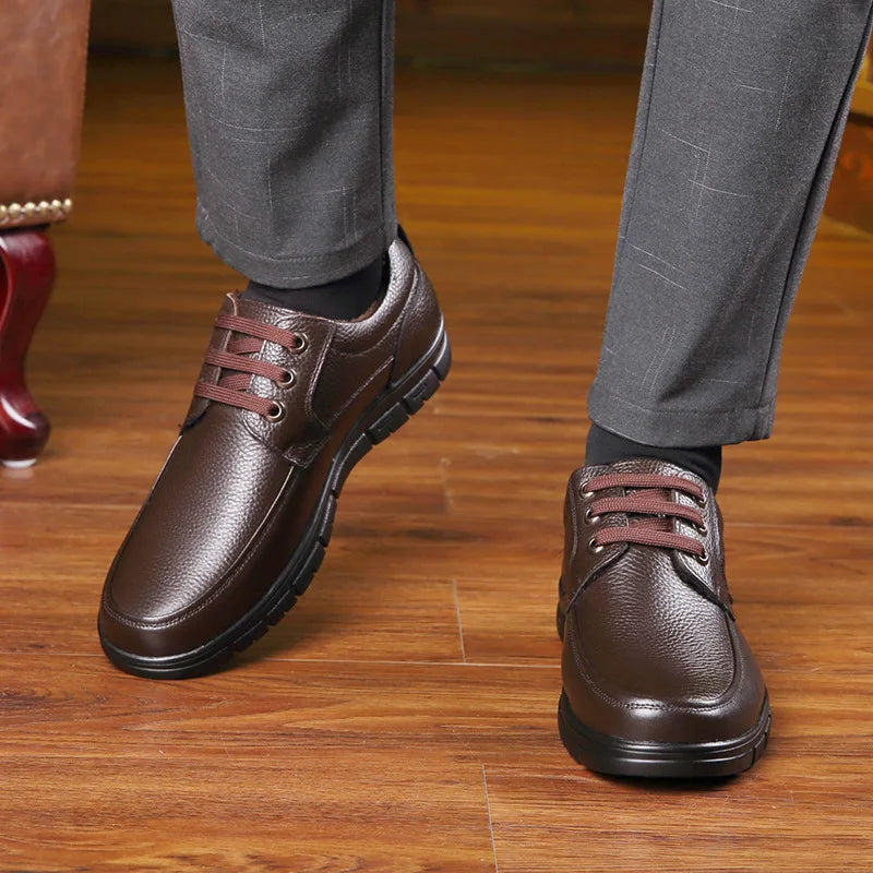 Men’s Genuine Leather Lightweight Casual Loafers - Jeglowstore