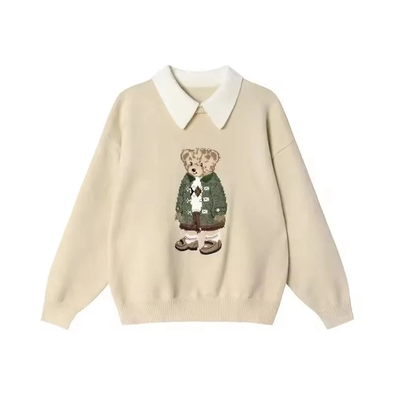 Women’s Luxury Bear Knit Sweater - Jeglowstore