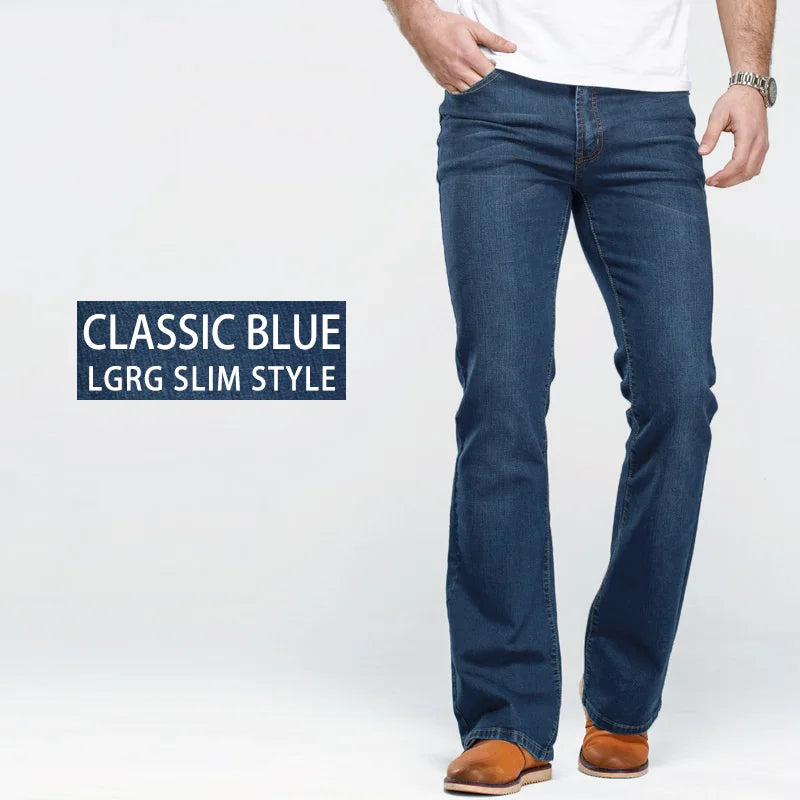 Men’s Classic Bootcut Jeans - Jeglowstore