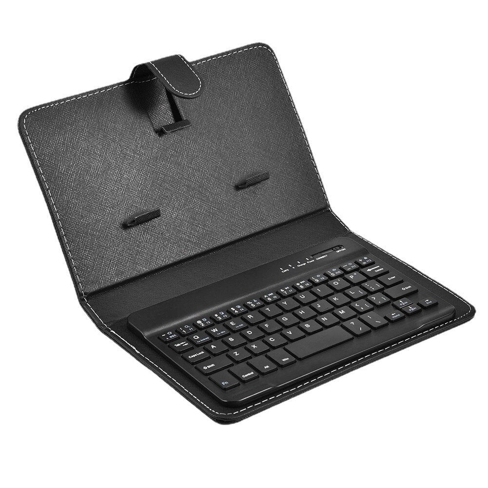 Mobile phone bluetooth keyboard holster for iPhone protective case flip cover office wireless keyboard holster two-in-one