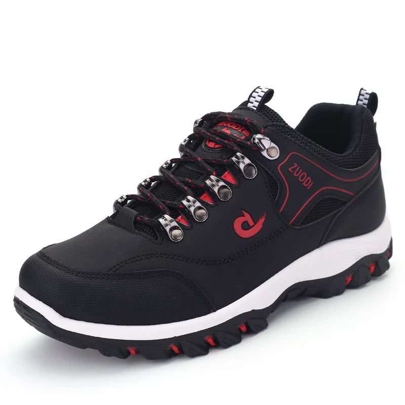 Men’s Lightweight Leather Casual Sneakers - Jeglowstore