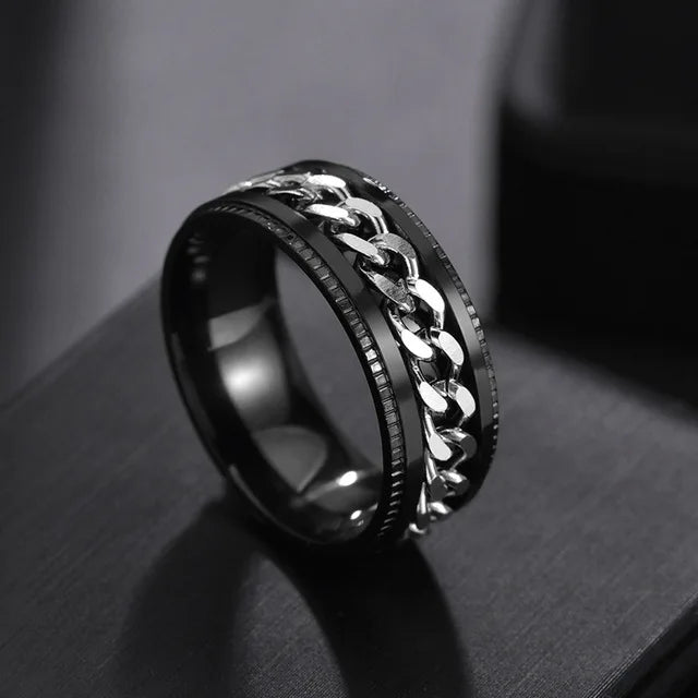 Western Fashion Rotatable Chain Ring - Jeglowstore