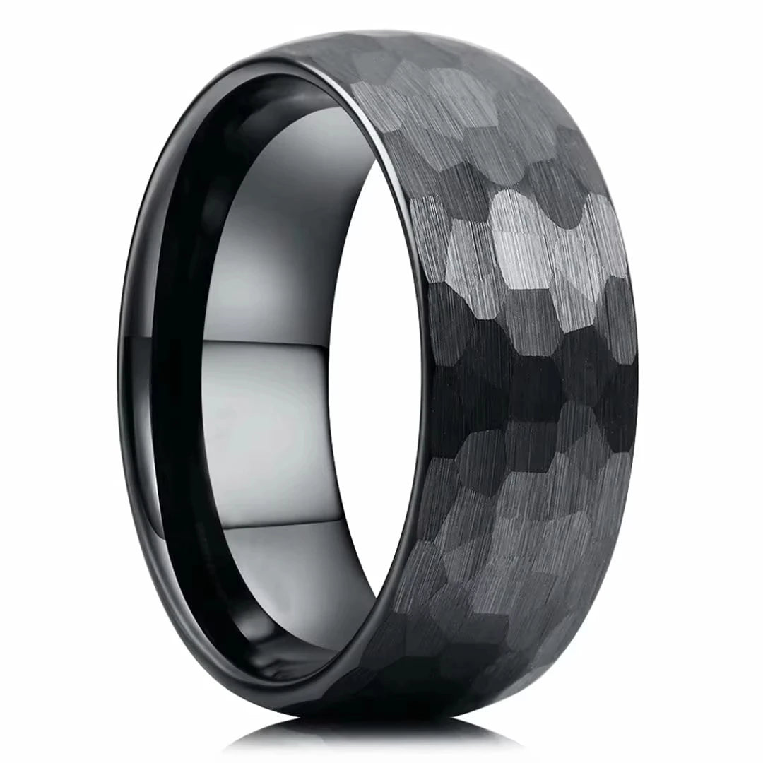 Brushed Stainless Steel Couple Ring - Jeglowstore