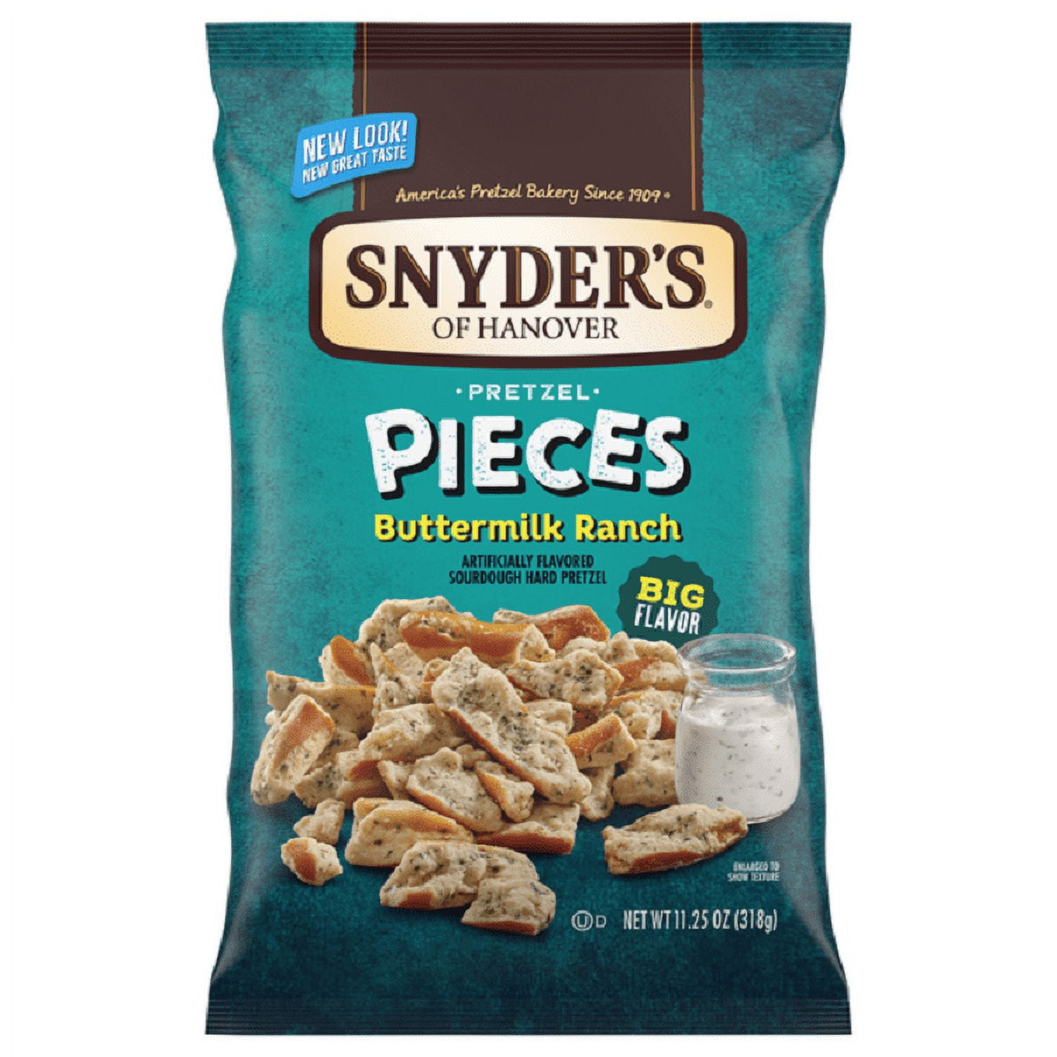 Snyder's of Hanover Garlic Parmesan Flavored Pretzel Pieces- 4-Pack 11.25 oz. Bags